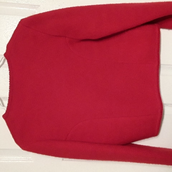 COPY - The Eagles Eye red wool high waist blazer. Size 8 - Picture 7 of 7